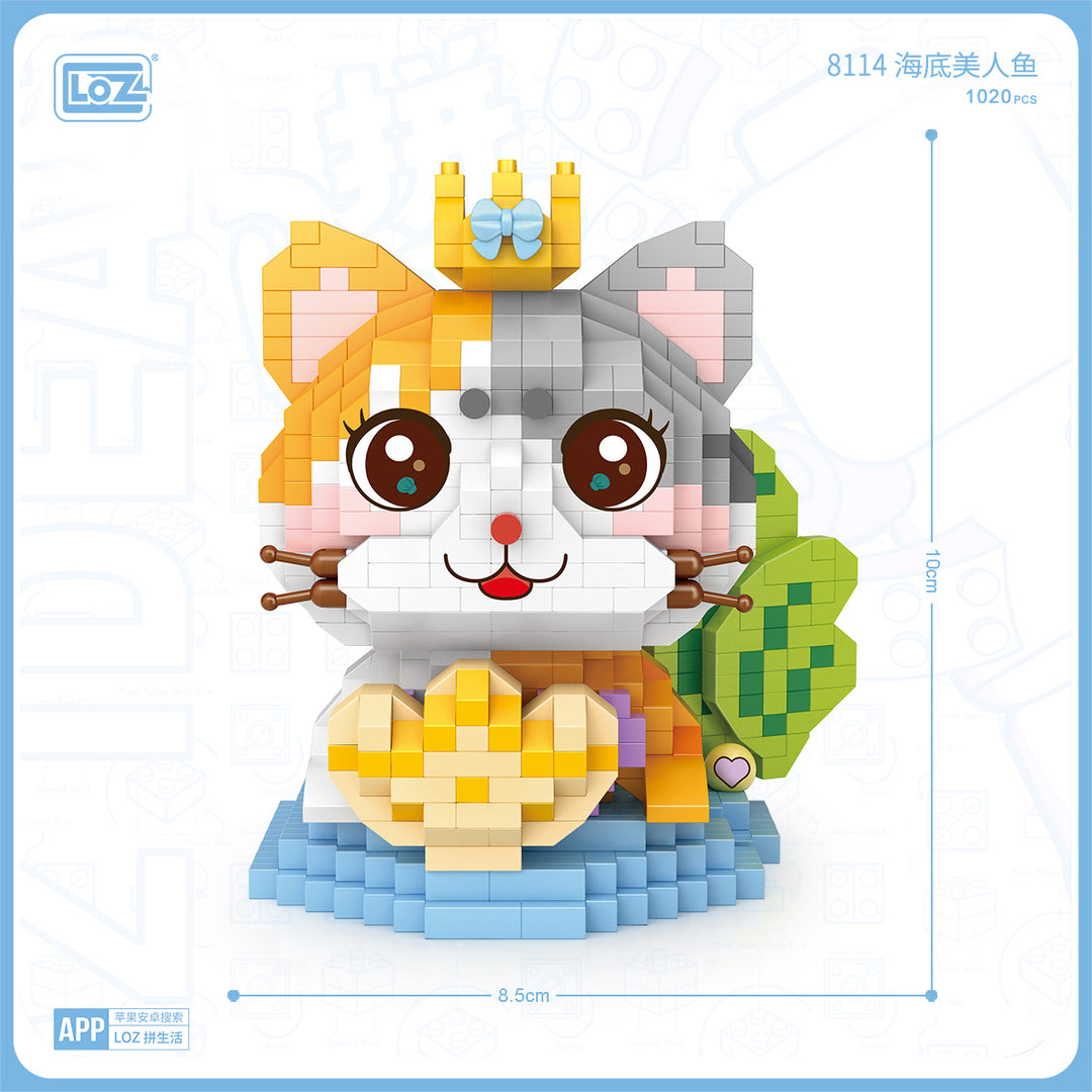 Sea Mermaid Cat (Set 8114) - heydaystoys