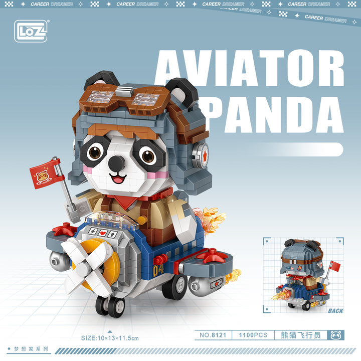 Panda Pilot (Set 8121) - heydaystoys