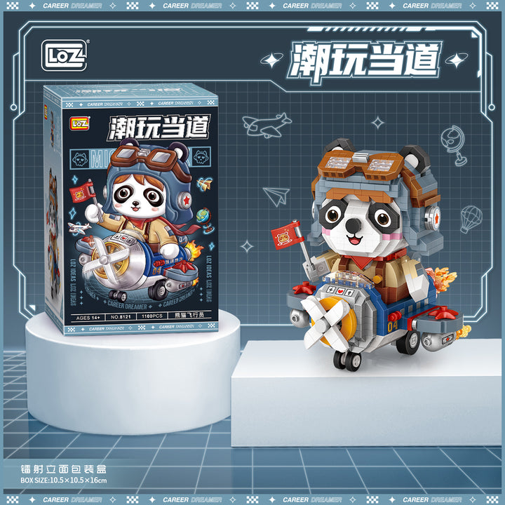 Panda Pilot (Set 8121) - heydaystoys