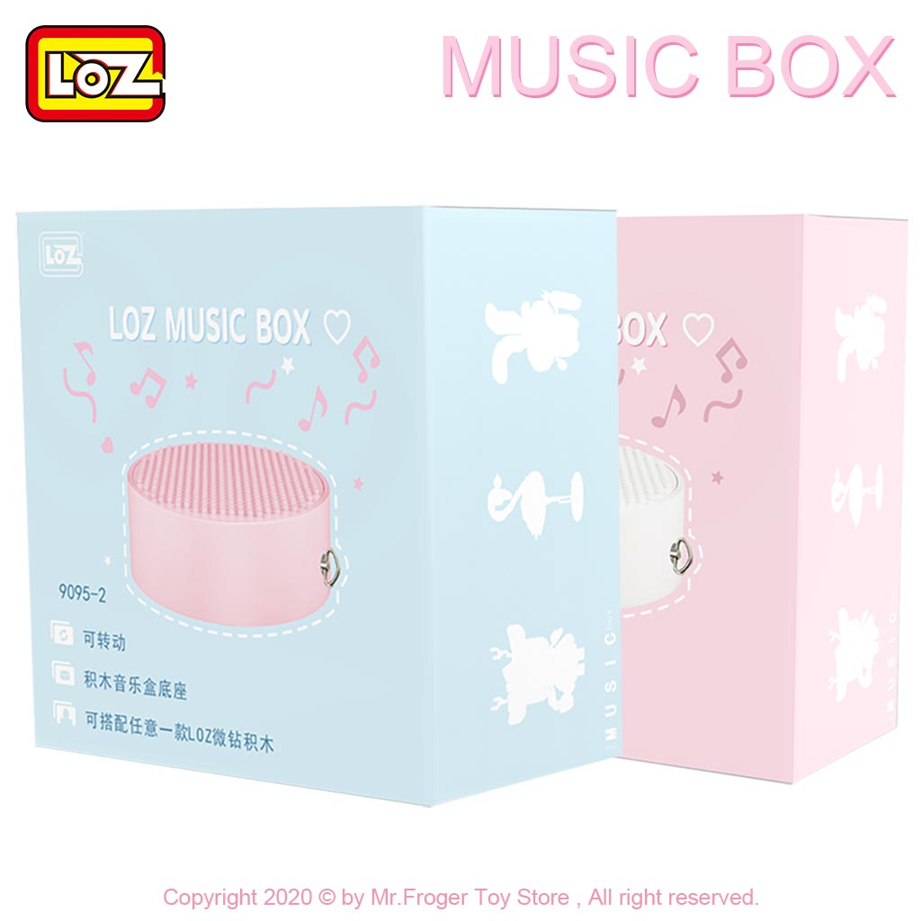 Music Box White (Set 9095-1) - heydaystoys