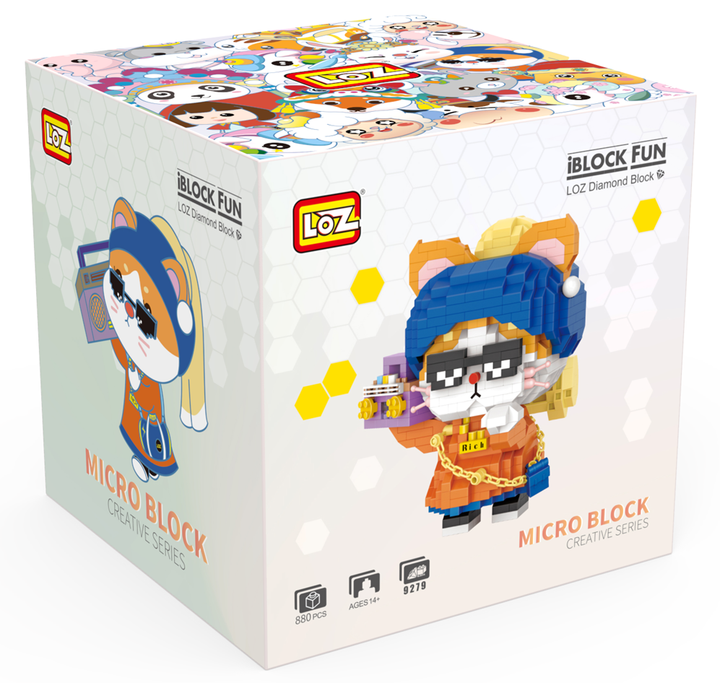 Rich Cat with Pearl Earrings (Set 9279) - heydaystoys