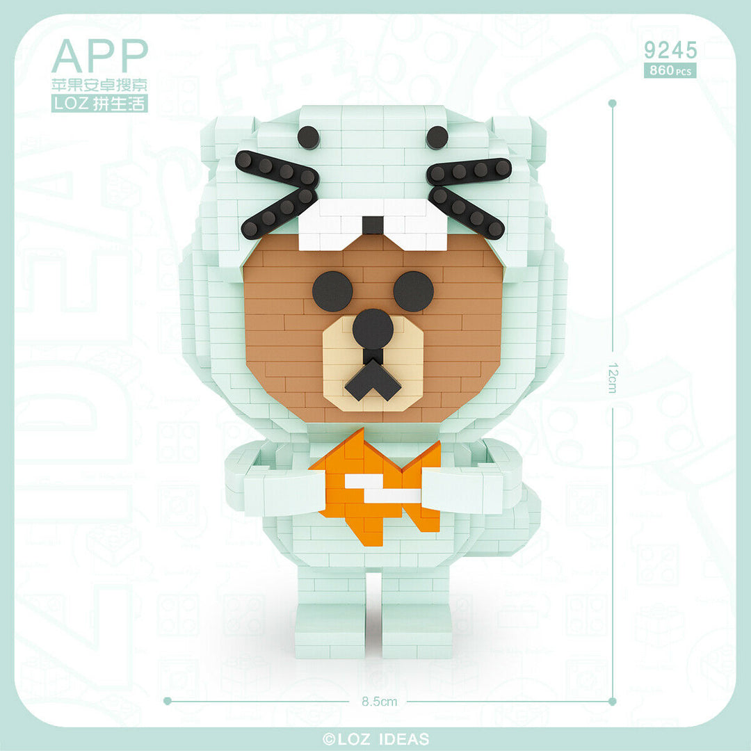 Bear in Polar Bear Costume (Set 9245) - heydaystoys