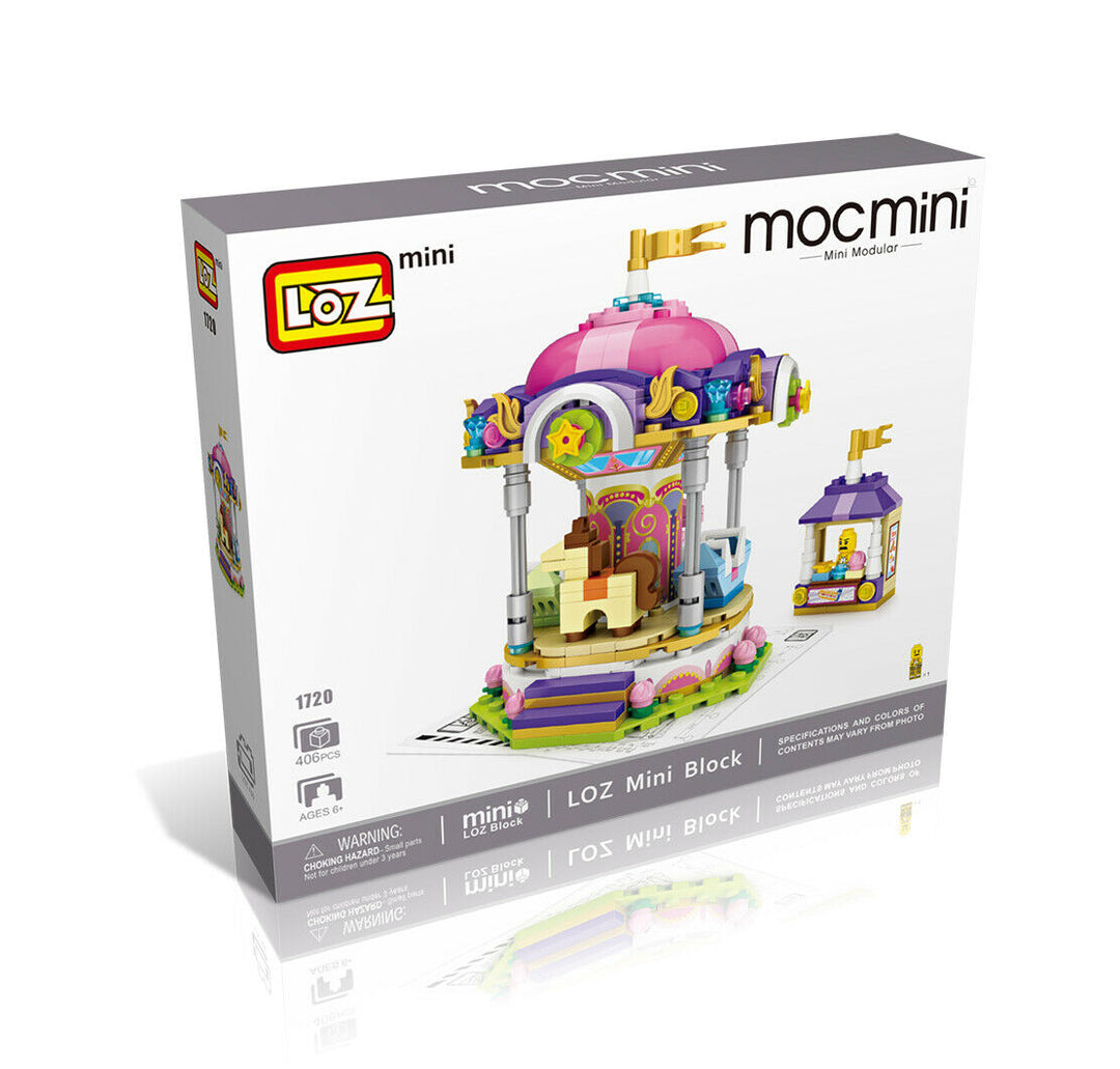 Theme Park Carousel (Set 1720) - heydaystoys