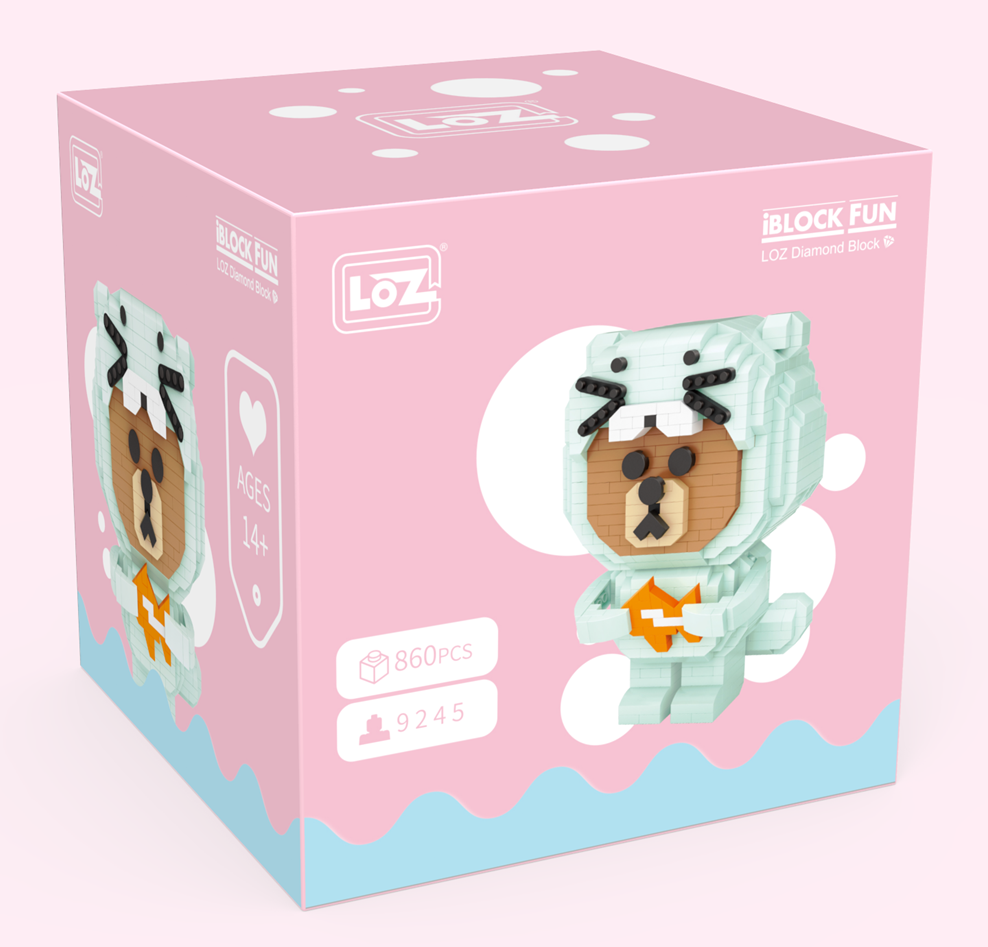Bear in Polar Bear Costume (Set 9245) - heydaystoys