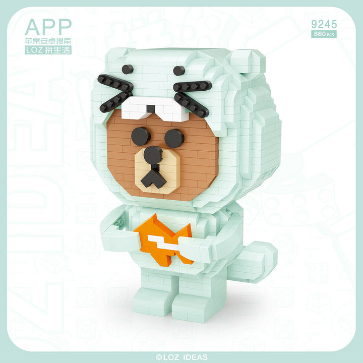 Bear in Polar Bear Costume (Set 9245) - heydaystoys