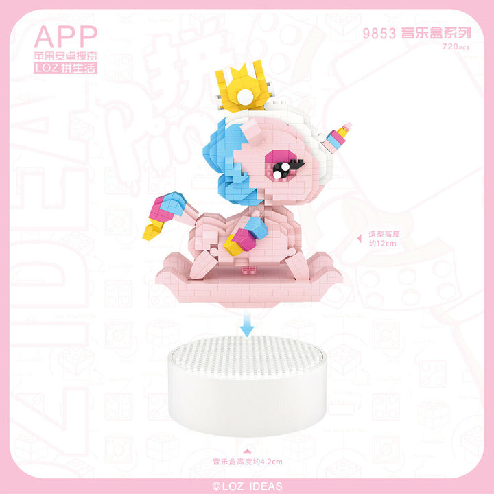 Unicorn Music Box (Set 9853) - heydaystoys