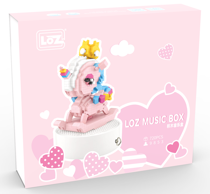 Unicorn Music Box (Set 9853) - heydaystoys
