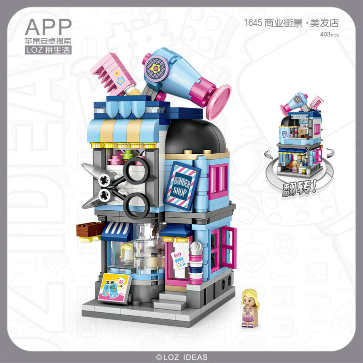 Barber Shop Building (Set 1645) - heydaystoys