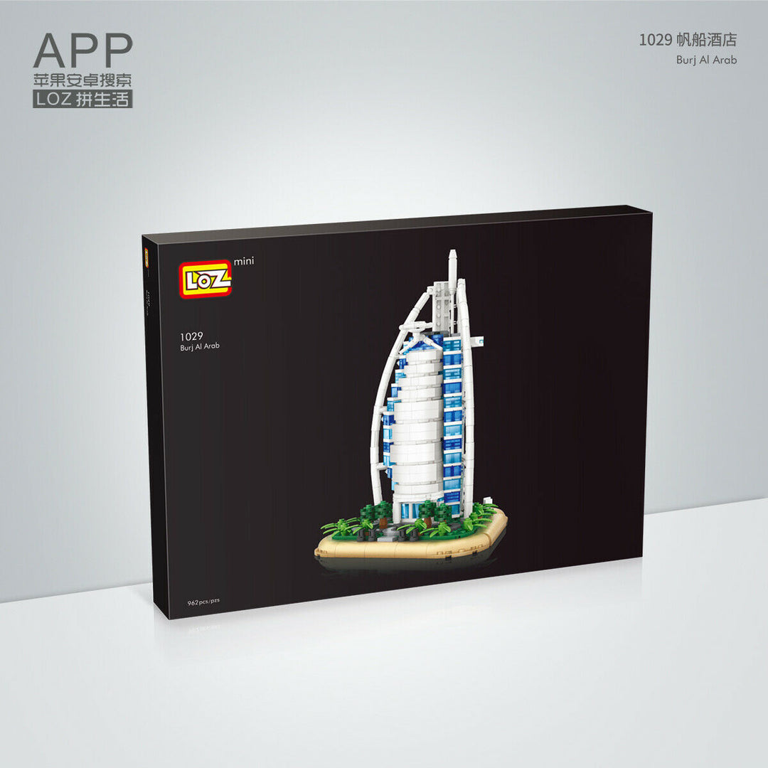 Loz Burj Al Arab Mini Architecture Building Kit (Set 1029)