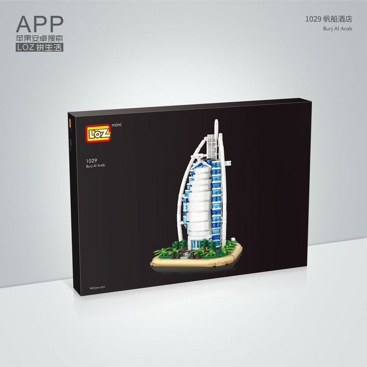 Loz Burj Al Arab Mini Architecture Building Kit (Set 1029)