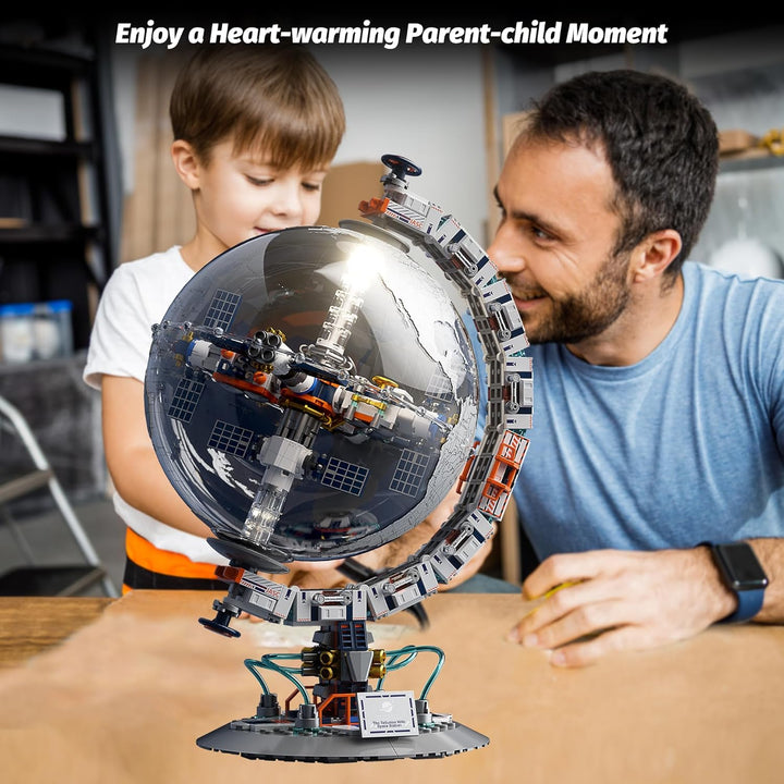 Breaking Dawn Globe DIY Puzzle Assembling Toys Boys Gift Building Blocks Sets