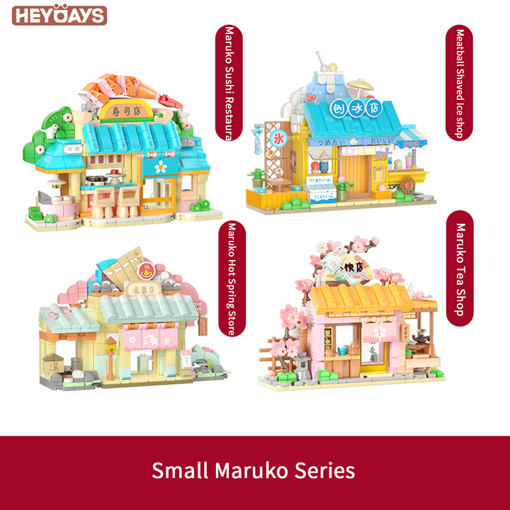 Chibi Maruko-chan Mini Store Building Block Set
