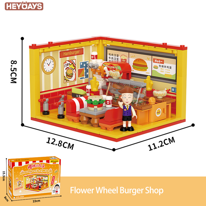 Chibi Maruko-chan Mini Building Blocks Store Series
