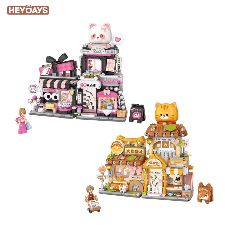 Heartfelt Gift Shop & Big Orange Cat Society (Set 1377-1378)