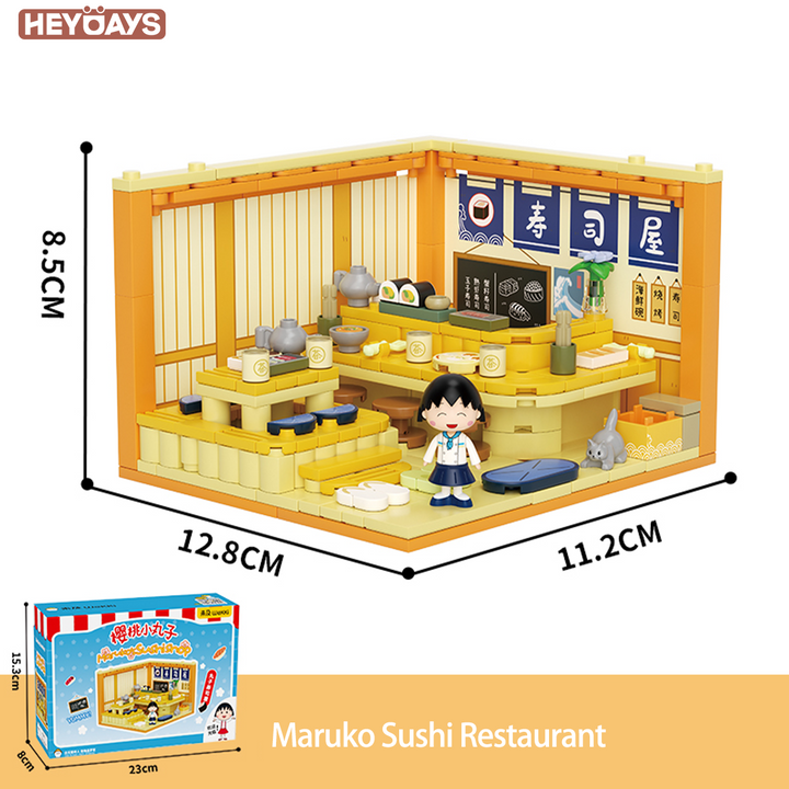 Chibi Maruko-chan Mini Building Blocks Store Series