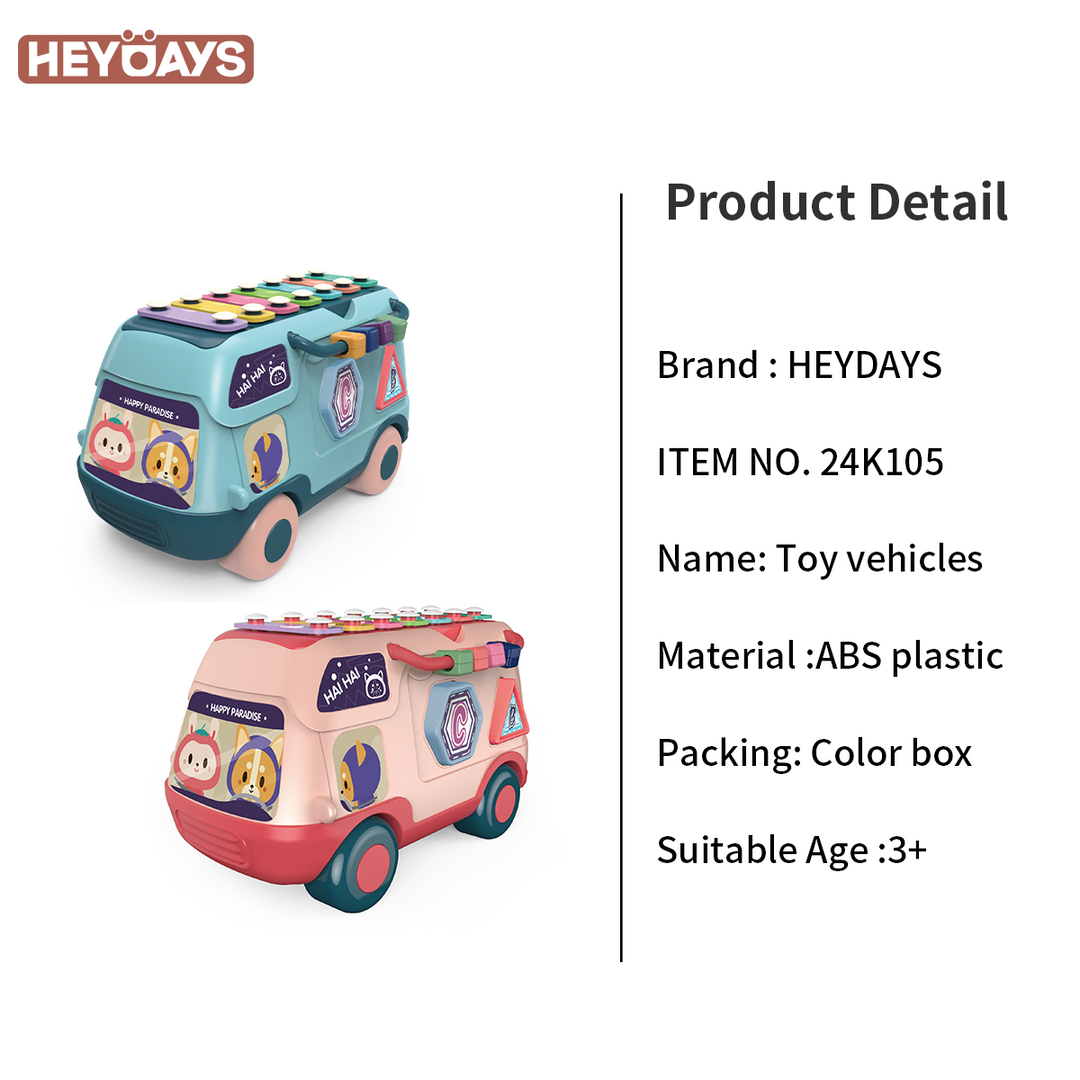 Musical Activity Bus for Toddlers (Set K105)