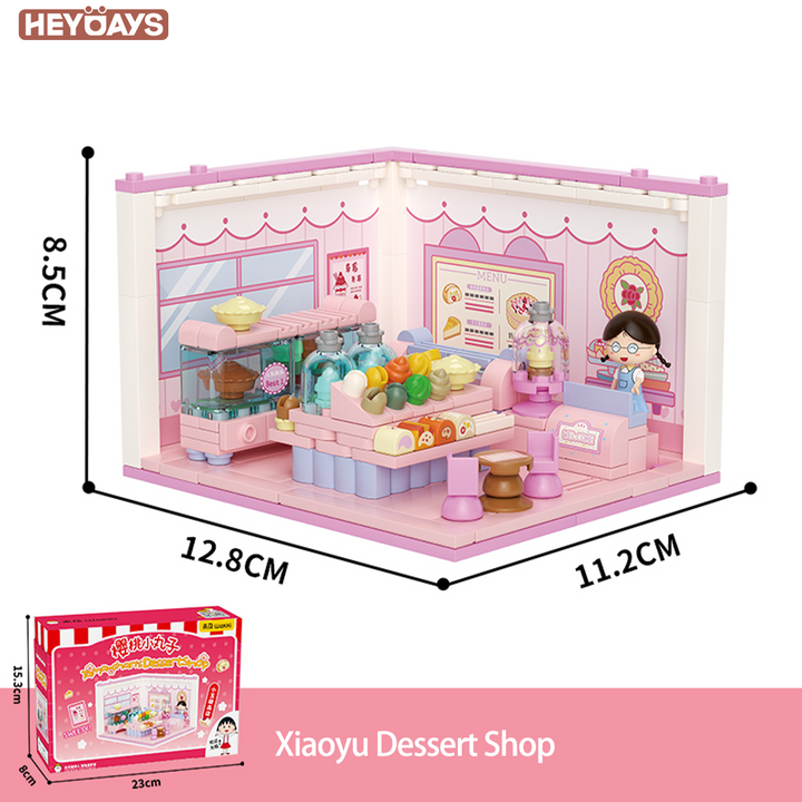 Chibi Maruko-chan Mini Building Blocks Store Series