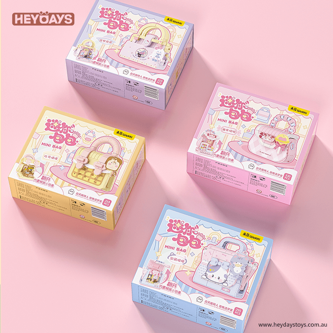 Mini Building Block Bag Set – 4 Themes