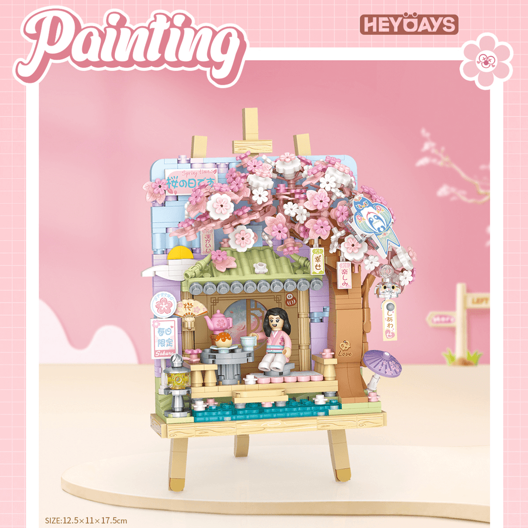 Loz Mini Bricks Painting Series 3D Easel Diorama (Set 4803-4806)