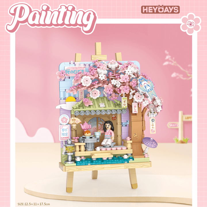 Loz Mini Bricks Painting Series 3D Easel Diorama (Set 4803-4806)