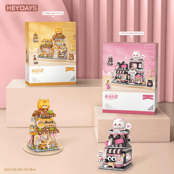 Heartfelt Gift Shop & Big Orange Cat Society (Set 1377-1378)