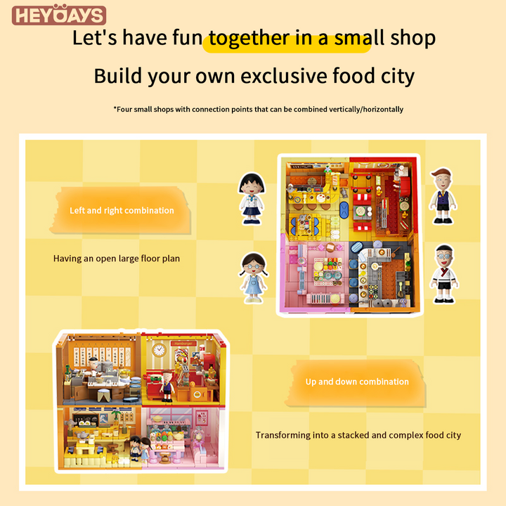 Chibi Maruko-chan Mini Building Blocks Store Series