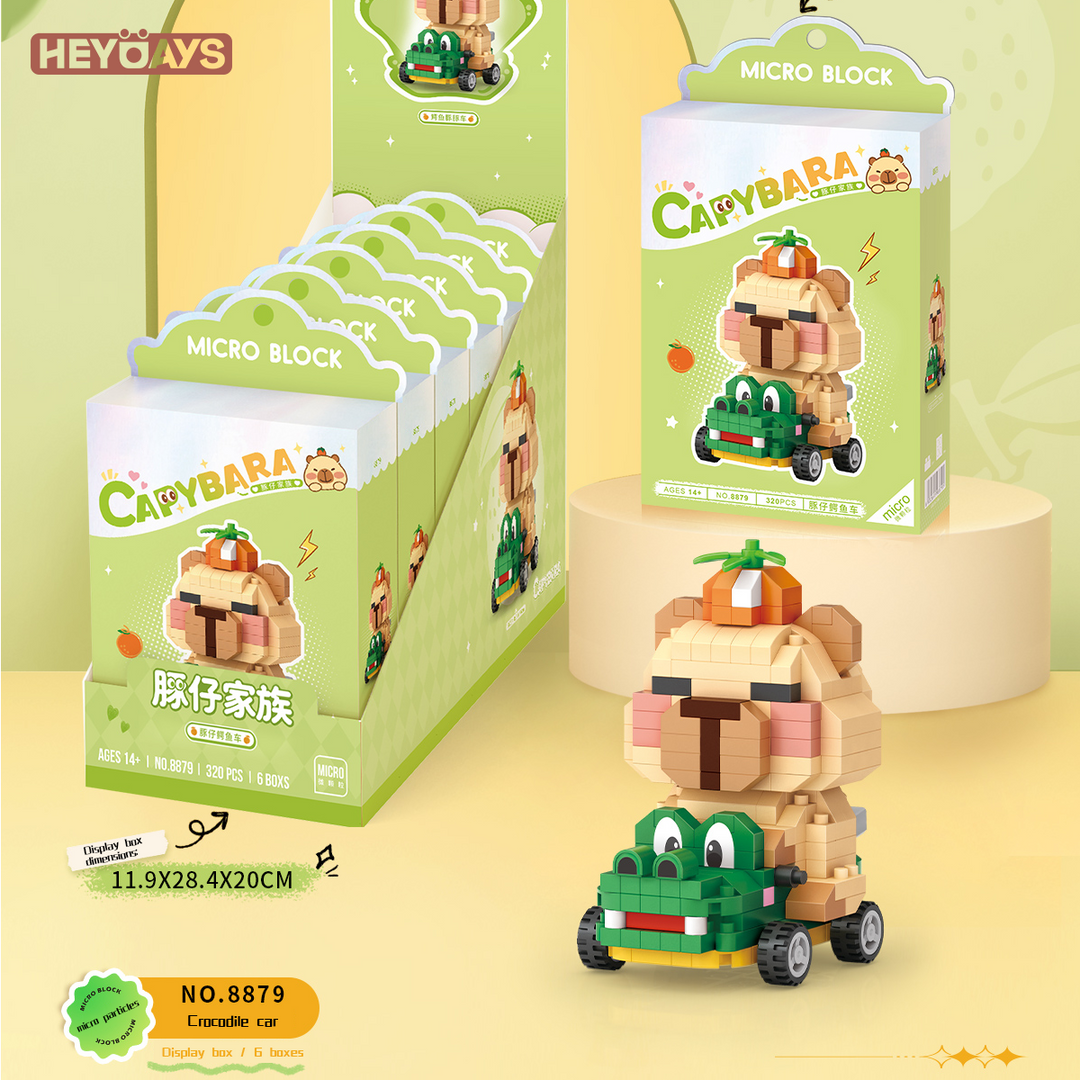Mini Micro Building Block Capybara Collection (Set 8875-8879)