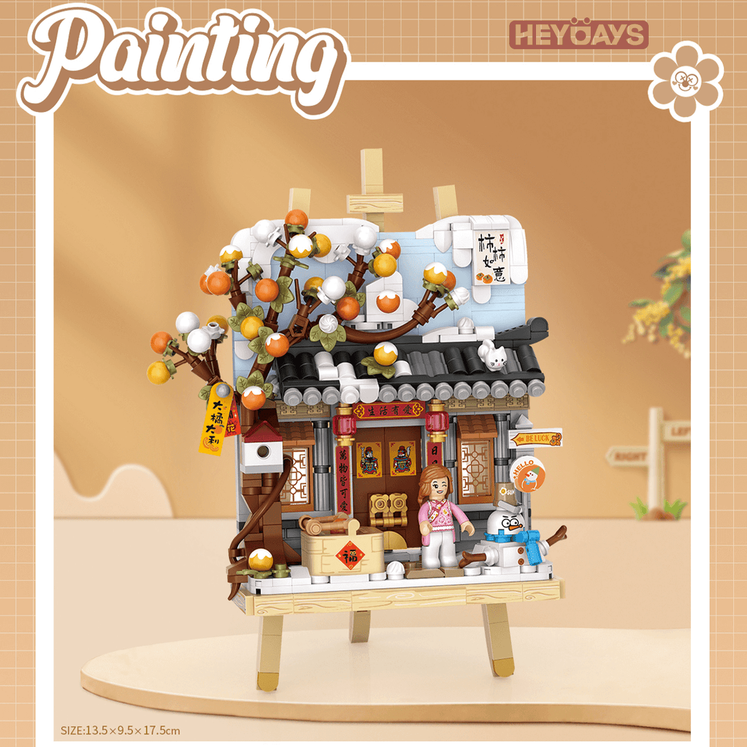 Loz Mini Bricks Painting Series 3D Easel Diorama (Set 4803-4806)