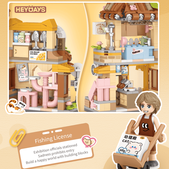 Heartfelt Gift Shop & Big Orange Cat Society (Set 1377-1378)