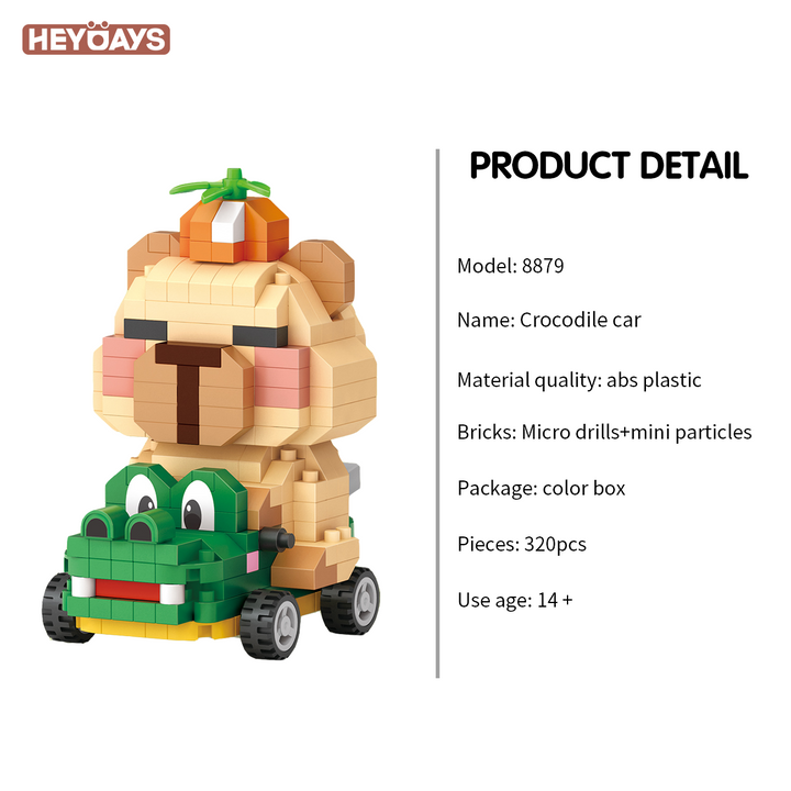 Mini Micro Building Block Capybara Collection (Set 8875-8879)