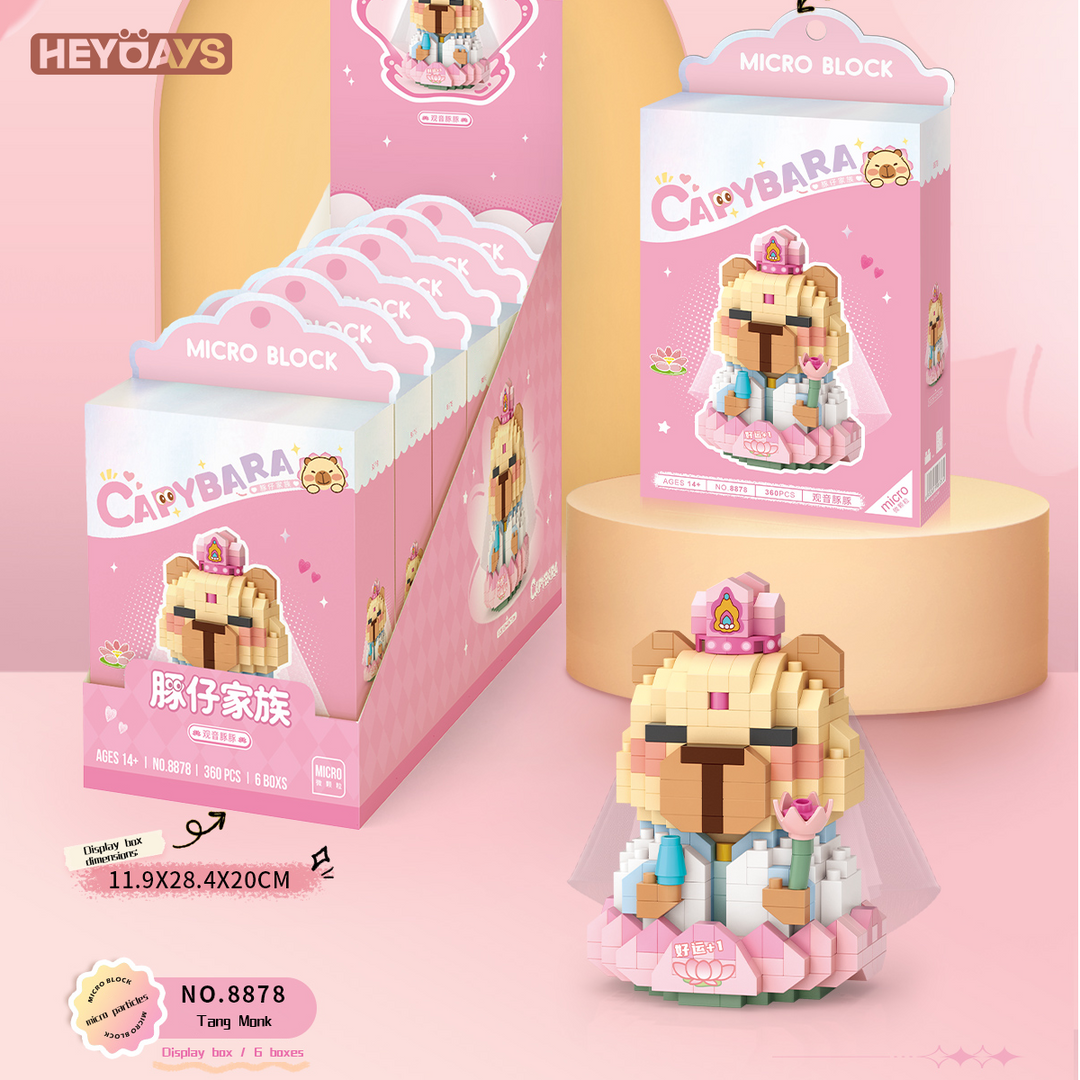 Mini Micro Building Block Capybara Collection (Set 8875-8879)