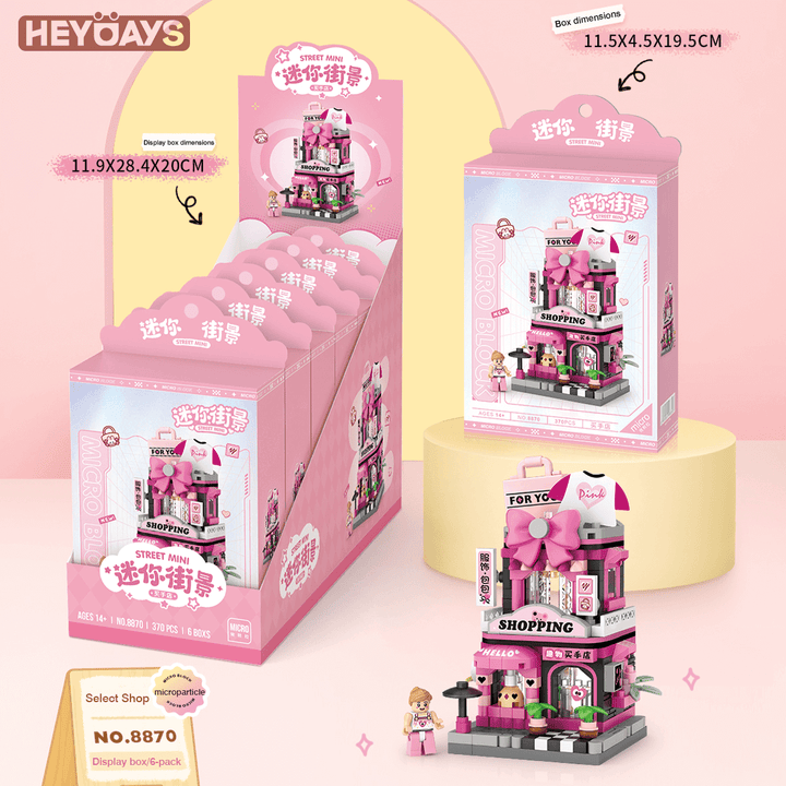 LOZ Micro Block Street Shop Series (Set 8867–8870)