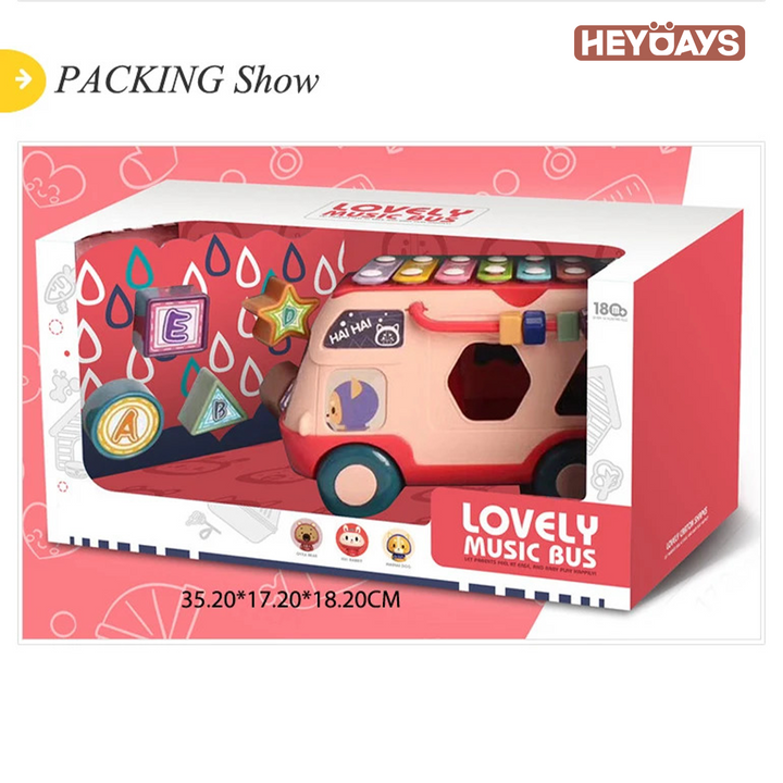 Musical Activity Bus for Toddlers (Set K105)