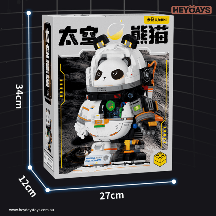 Panda Astronaut Mecha Building Blocks Space Panda Figure STEM Toy for Kids