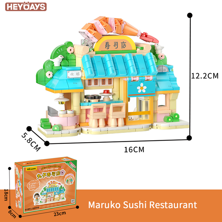 Chibi Maruko-chan Mini Store Building Block Set