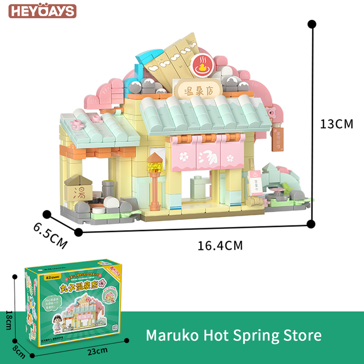 Chibi Maruko-chan Mini Store Building Block Set