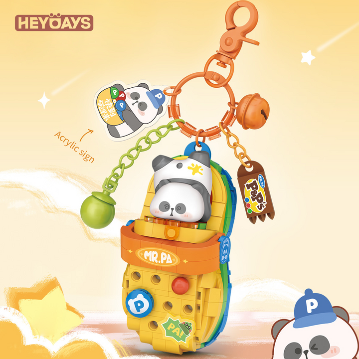 Mini Micro Building Block Pendant Keychain Collection (Set 7501–7512)