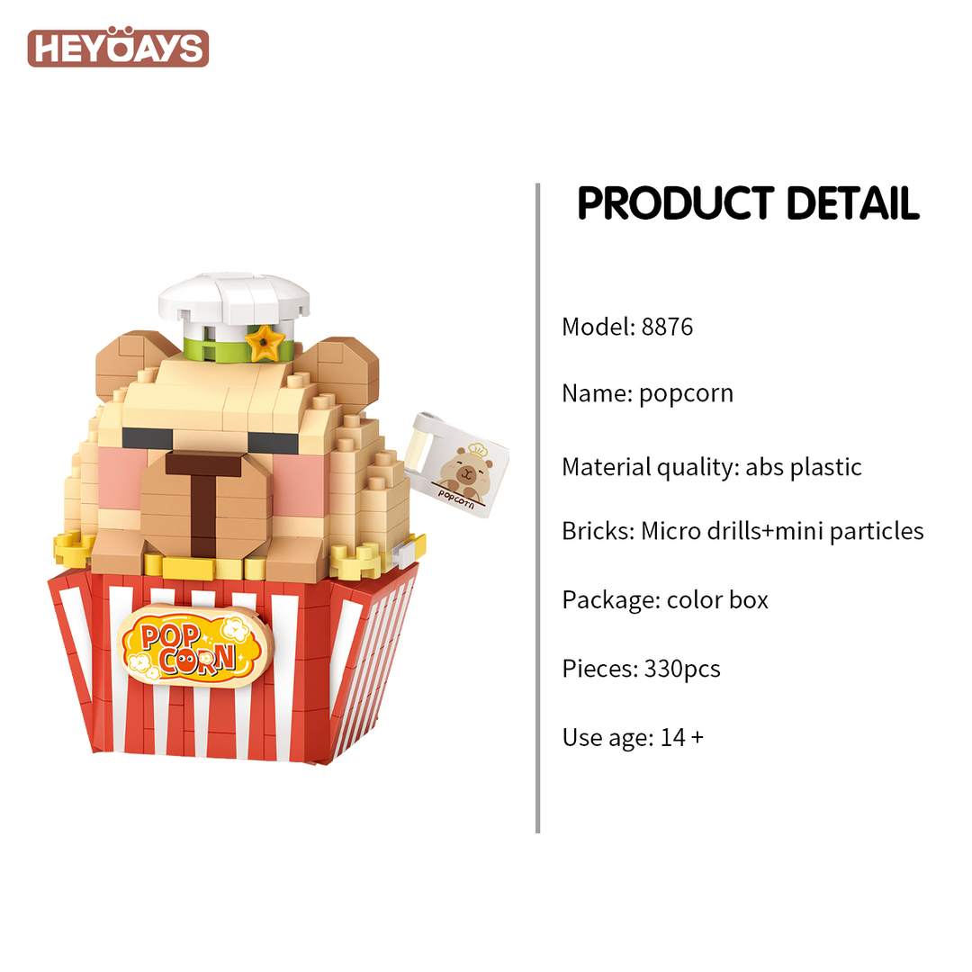 Mini Micro Building Block Capybara Collection (Set 8875-8879)