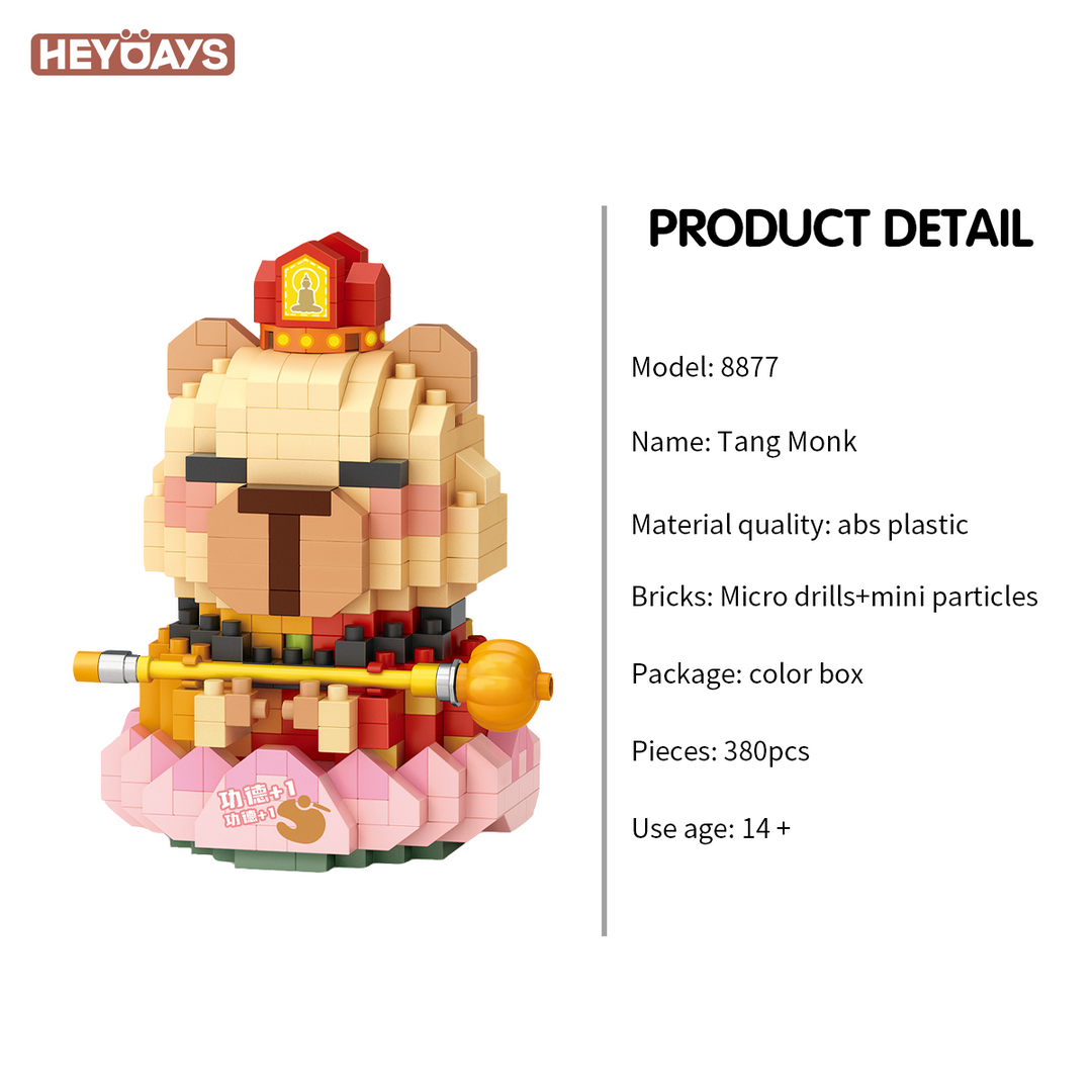 Mini Micro Building Block Capybara Collection (Set 8875-8879)