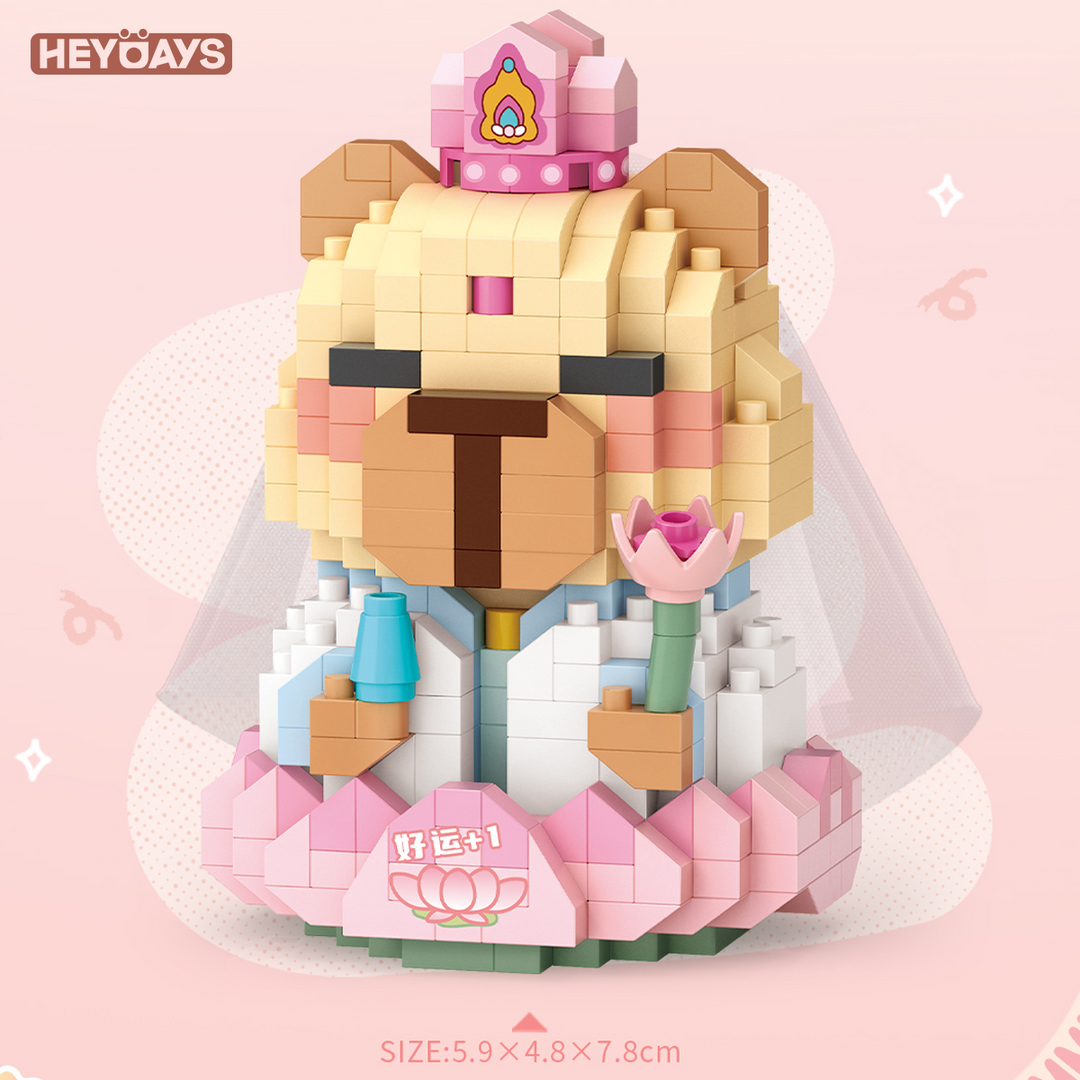 Mini Micro Building Block Capybara Collection (Set 8875-8879)