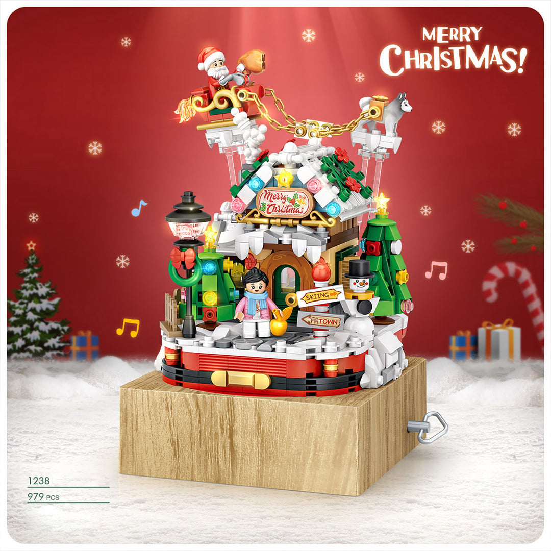 Christmas House Music Box (Set 1238)