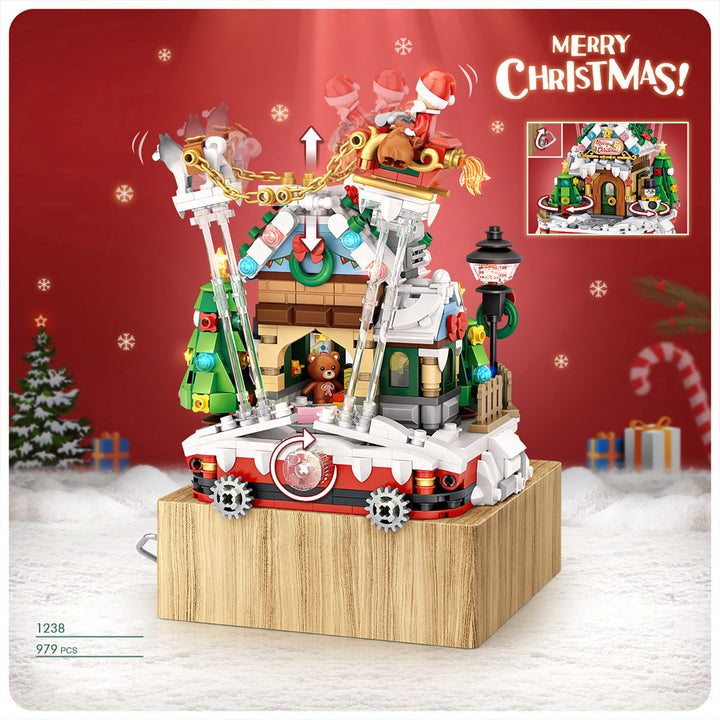Christmas House Music Box (Set 1238)