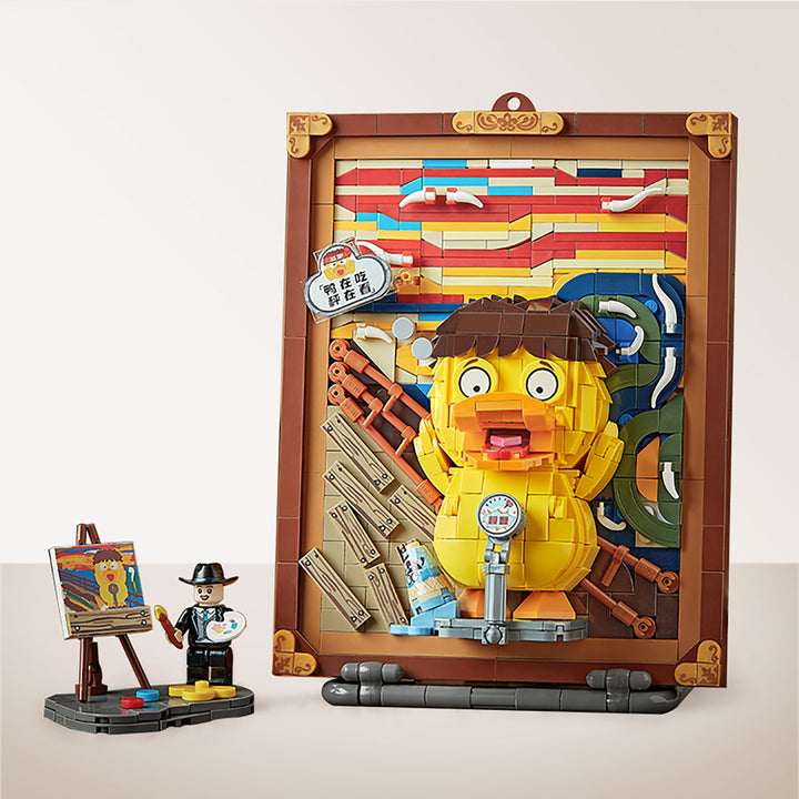 Whooping Duck-3D painting (Set 1288)