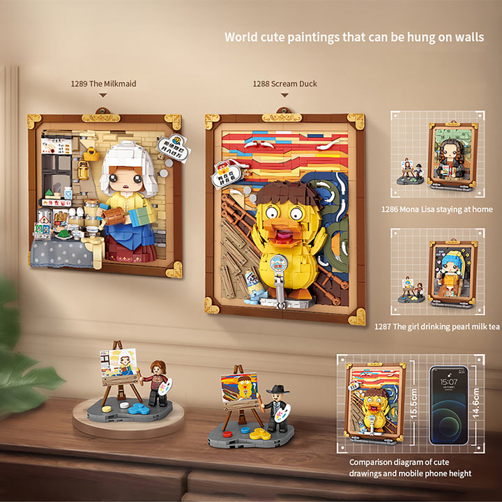 Whooping Duck-3D painting (Set 1288)