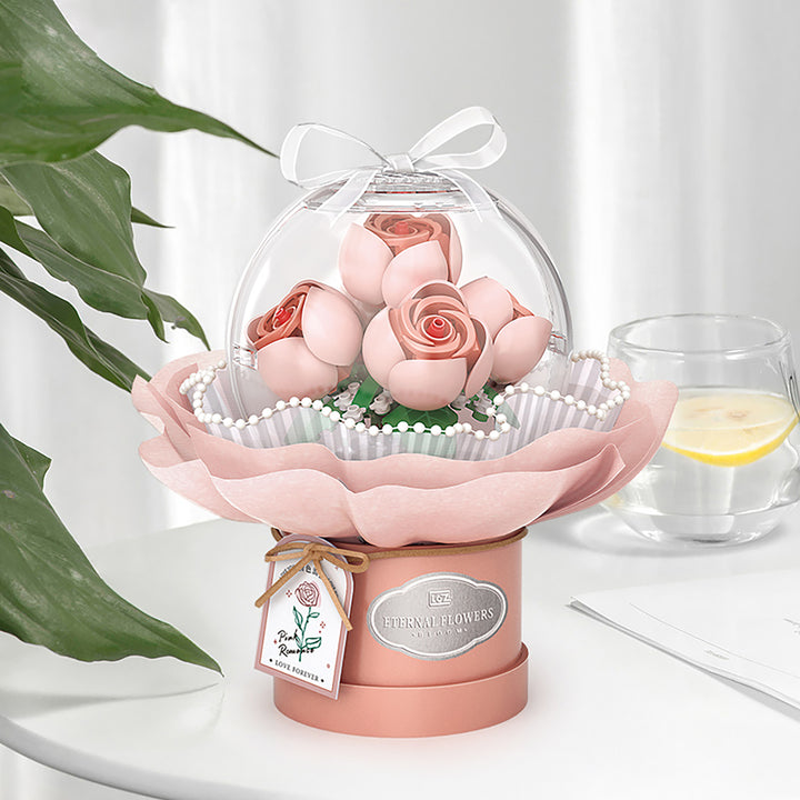 Pink Romantic Flowers (Set 1298)