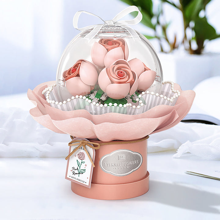 Pink Romantic Flowers (Set 1298)