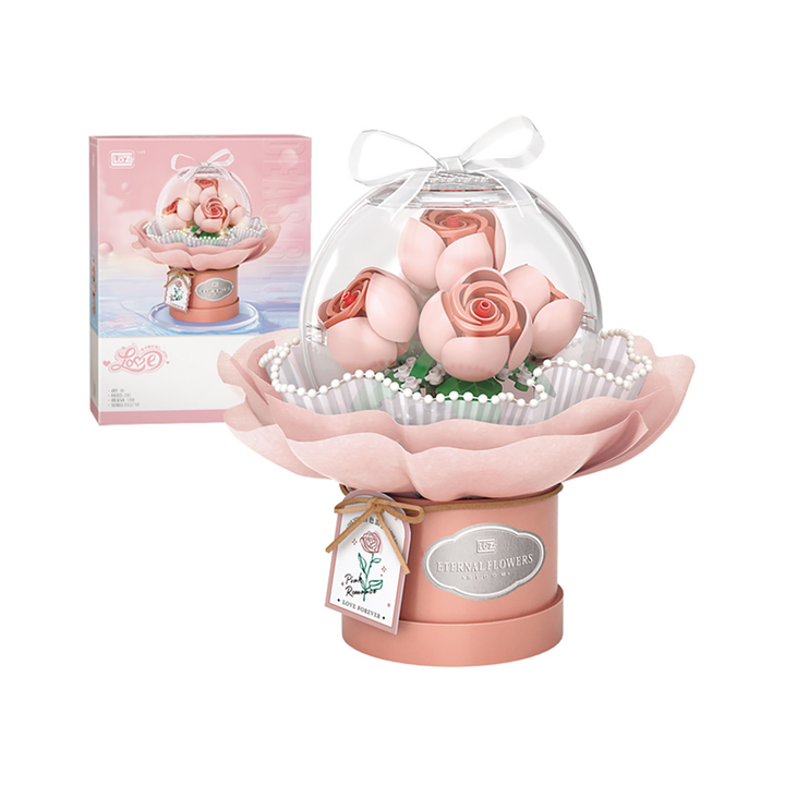 Pink Romantic Flowers (Set 1298)