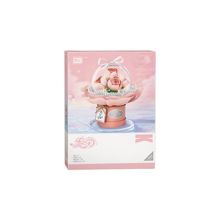 Pink Romantic Flowers (Set 1298)