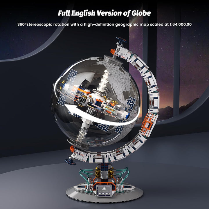 Breaking Dawn Globe DIY Puzzle Assembling Toys Boys Gift Building Blocks Sets