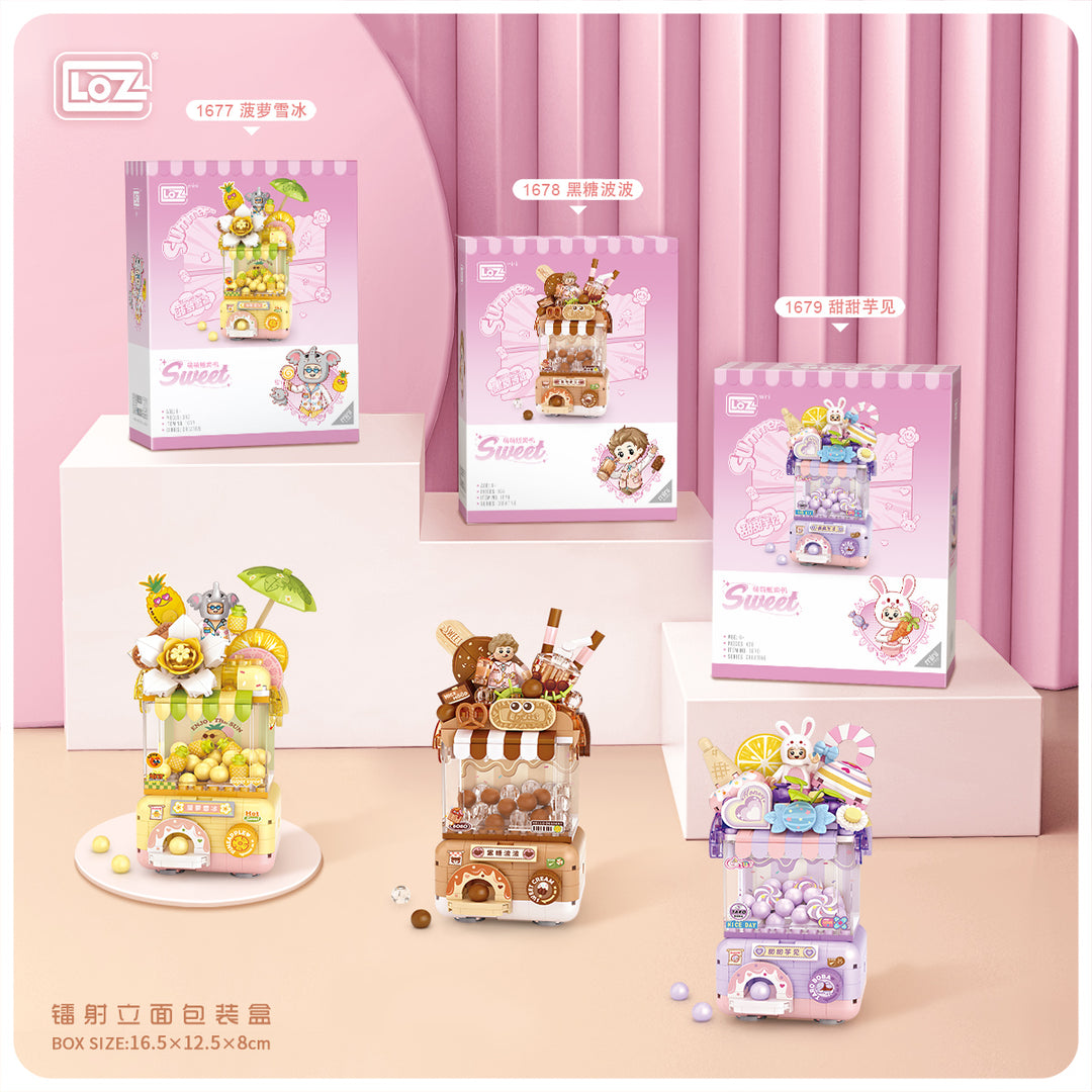 Sweet Q Capsule Machine Pineapple (Set 1677)